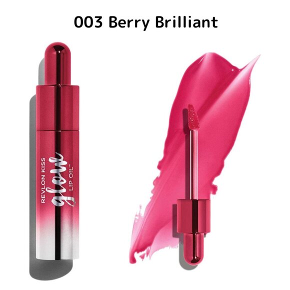 Revlon Kiss Glow Lip Oil Berry Brilliant (008). New in sealed package - Picture 1 of 7